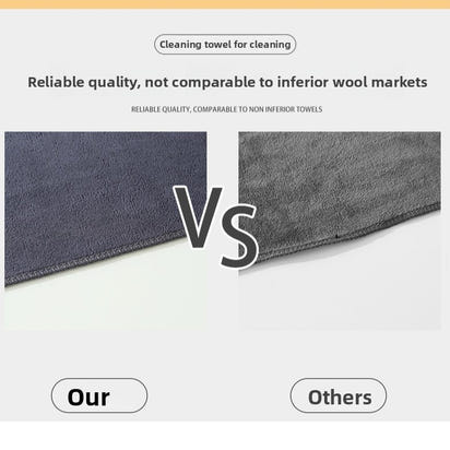 Thick cleaning towel